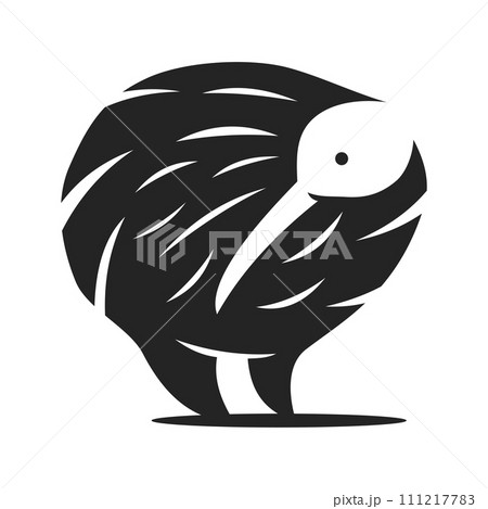 Kiwi Bird Logo template Isolated. Brand Identity. Icon Abstract Vector graphic Kiwi Bird Logo template Isolated. Brand Identity. Icon Abstract Vector graphic 111217783