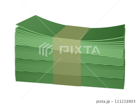 積まれたお札 積まれたお札 111218903
