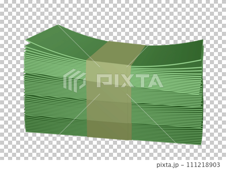 積まれたお札 積まれたお札 111218903