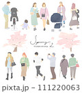 春の行き交う人々2 111220063