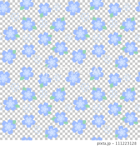 復古無縫花紋(藍色) 復古無縫花紋(藍色) 111223128