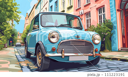 ヨーロッパの街並みに溶け込むクラシックミニ ヨーロッパの街並みに溶け込むクラシックミニ 111223191