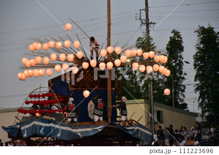 天王祭巻藁船を組む2 天王祭巻藁船を組む2 111223696