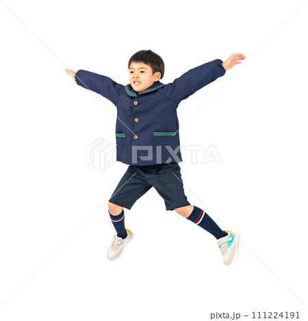 ジャンプする男の子 手作業で精密に切り抜いた背景透過全身写真PNG ジャンプする男の子 手作業で精密に切り抜いた背景透過全身写真PNG 111224191