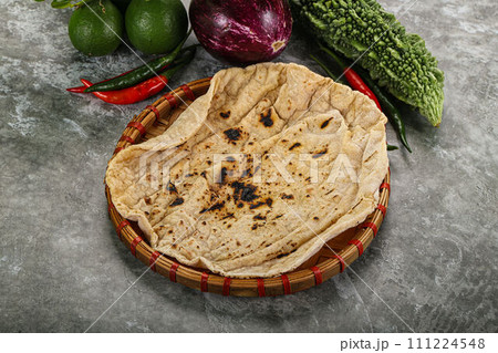 Indian traditional tandori bread - Roti Indian traditional tandori bread - Roti 111224548