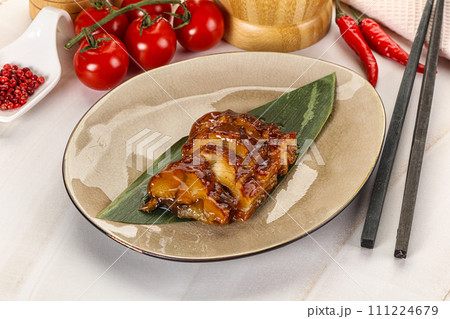 Grilled eel with unagi sauce Grilled eel with unagi sauce 111224679