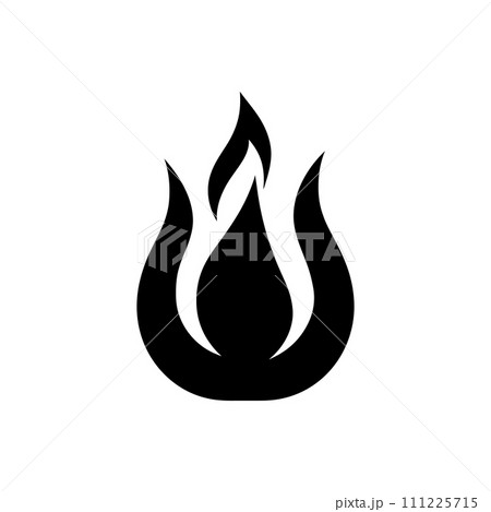Blaze burst flame icon Blaze burst flame icon 111225715