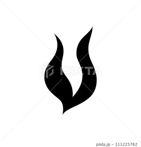Scorching heat flame icon Scorching heat flame icon 111225762