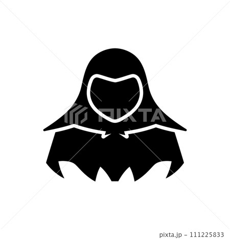 Cloak mantle vampire icon 111225833