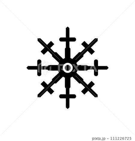 Snowy spectra snowflake icon Snowy spectra snowflake icon 111226725