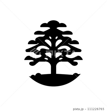 Juniper forest tree icon 111226765