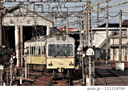 京阪 石山坂本線 600形 603-604編成 美w子号復刻塗装 試運転 京阪 石山坂本線 600形 603-604編成 美w子号復刻塗装 試運転 111229799