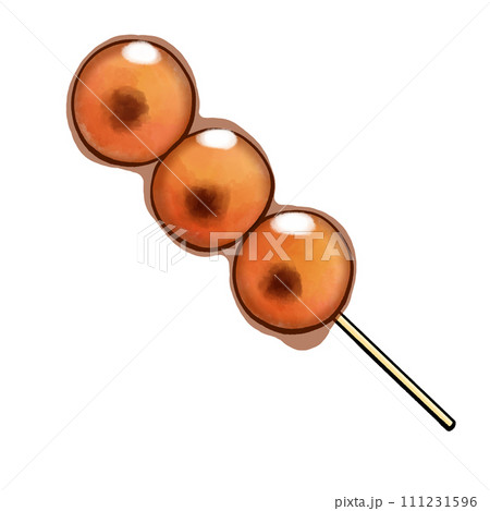 みたらし団子のイラスト みたらし団子のイラスト 111231596