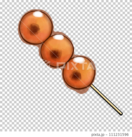 みたらし団子のイラスト みたらし団子のイラスト 111231596