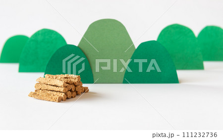 山林　田舎暮らし　木材 111232736