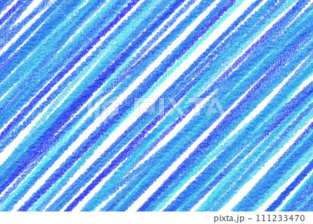 背景素材_クレヨン_青 背景素材_クレヨン_青 111233470
