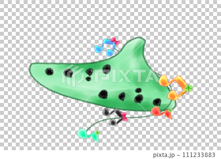 The sound of an ocarina that calls for spring 111233883