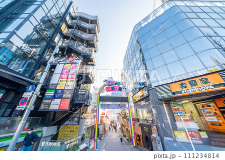 「東京都」原宿竹下通りの風景 「東京都」原宿竹下通りの風景 111234814