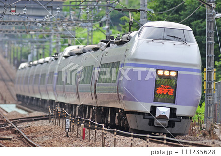中央本線 四方津ー上野原 JR東日本 E351系 S22+S02編成(松本) スーパーあずさ 中央本線 四方津ー上野原 JR東日本 E351系 S22+S02編成(松本) スーパーあずさ 111235628