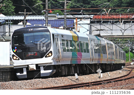 中央本線　上野原　JR東日本　E257系　M-101編成（松本）　あずさ　かいじ 111235636