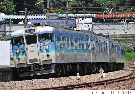中央本線 上野原 JR東日本 115系 C8編成(長野) 中央本線 上野原 JR東日本 115系 C8編成(長野) 111235638
