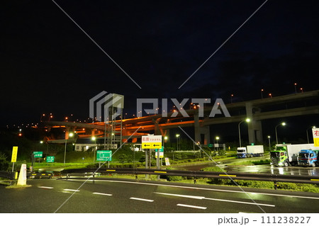 与島パーキングエリアから見える瀬戸大橋 111238227