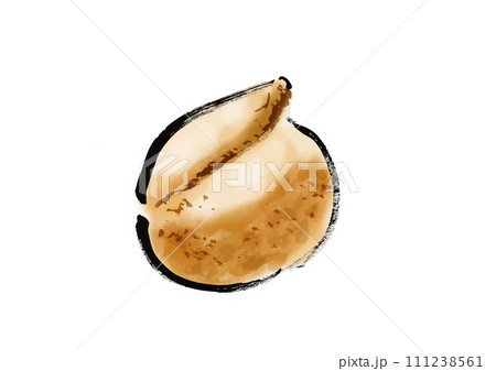 フランスのパン、タバチェールの手描きイラスト フランスのパン、タバチェールの手描きイラスト 111238561