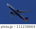 羽田都心ルートを通過するデルタ航空 TEAMUSAカラーリング　エアバスA330-941 111238664