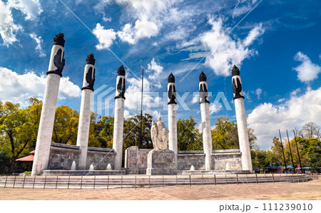 Altar a la Patria, Monumento a los Ninos Heroes - Altar to the Homeland, Monument to the Boy Heroes in Chapultepec park, Mexico City 111239010