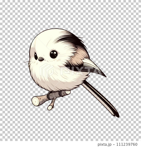 かわいいシマエナガ(AI生成画像)のイラスト素材 [111239760] - PIXTA