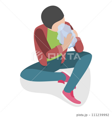 3D Isometric Flat Vector Illustration of Teenage Drug Problems. Item 1 3D Isometric Flat Vector Illustration of Teenage Drug Problems. Item 1 111239992