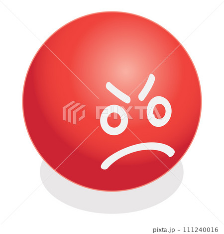 3D Isometric Flat Vector Illustration of Basic Emotions. Item 7 111240016