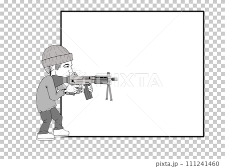 兵士 軍人 戦争 イラスト 戦い 銃 武装 白黒 手書き 兵士 軍人 戦争 イラスト 戦い 銃 武装 白黒 手書き 111241460