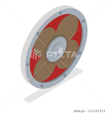 3D Isometric Flat Vector Set of Vikings Simbols. Item 5 3D Isometric Flat Vector Set of Vikings Simbols. Item 5 111241521