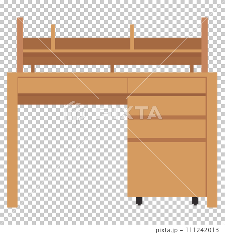帶有儲存向量的簡單桌子插畫素材 111242013