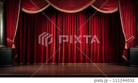 Plush Auditorium Stage 111244032