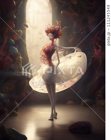 異世界のバレリーナ AI画像 異世界のバレリーナ AI画像 111245549