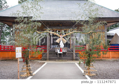 仙台門松(宮城県名取市熊野那智神社) 仙台門松(宮城県名取市熊野那智神社) 111247871