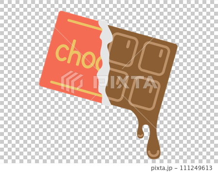 Illustration of melted chocolate Illustration of melted chocolate 111249613