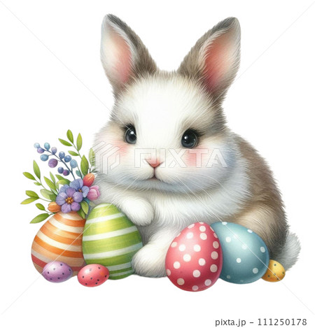 Rabbit cute Easter day Rabbit cute Easter day 111250178