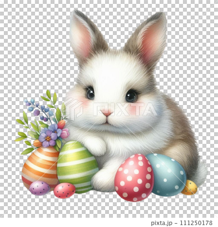 Rabbit cute Easter day Rabbit cute Easter day 111250178