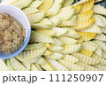 Sliced raw mango with chili and salt 111250907