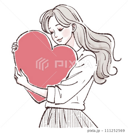 女性・女の子のイラスト素材 女性・女の子のイラスト素材 111252569