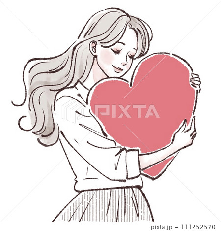 女性・女の子のイラスト素材 女性・女の子のイラスト素材 111252570