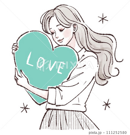 女性・女の子のイラスト素材 111252580