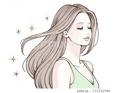 女性・女の子のイラスト素材 111252590