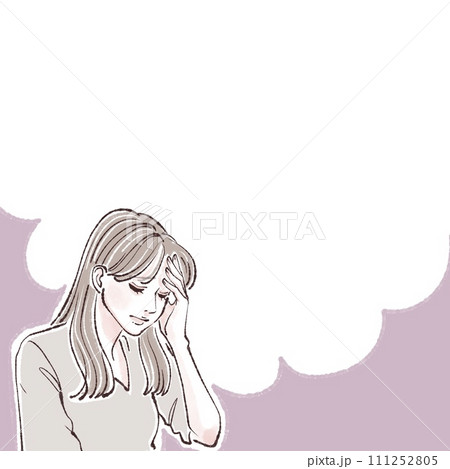 女性・女の子のイラスト素材 女性・女の子のイラスト素材 111252805