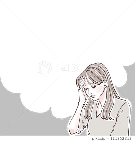 女性・女の子のイラスト素材 111252812