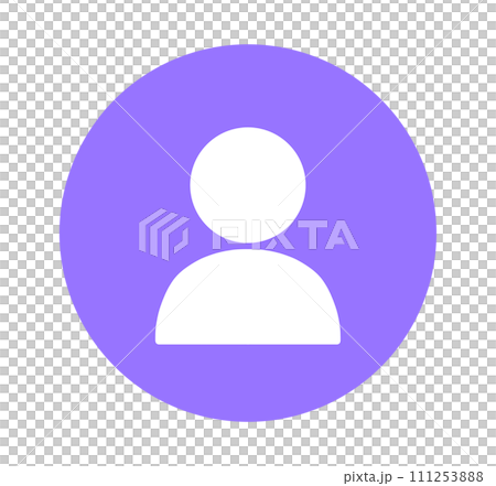 simple purple user icon simple purple user icon 111253888