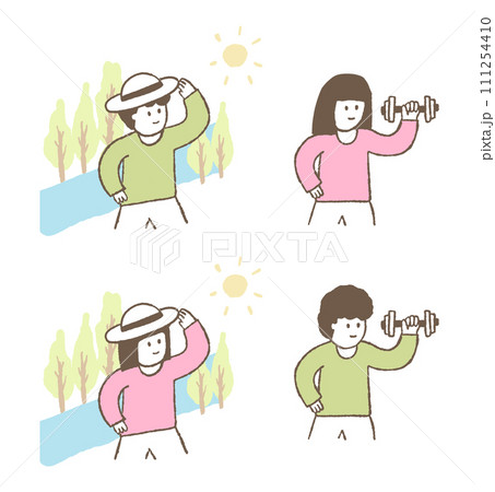 女子 女の子 女児 111254410